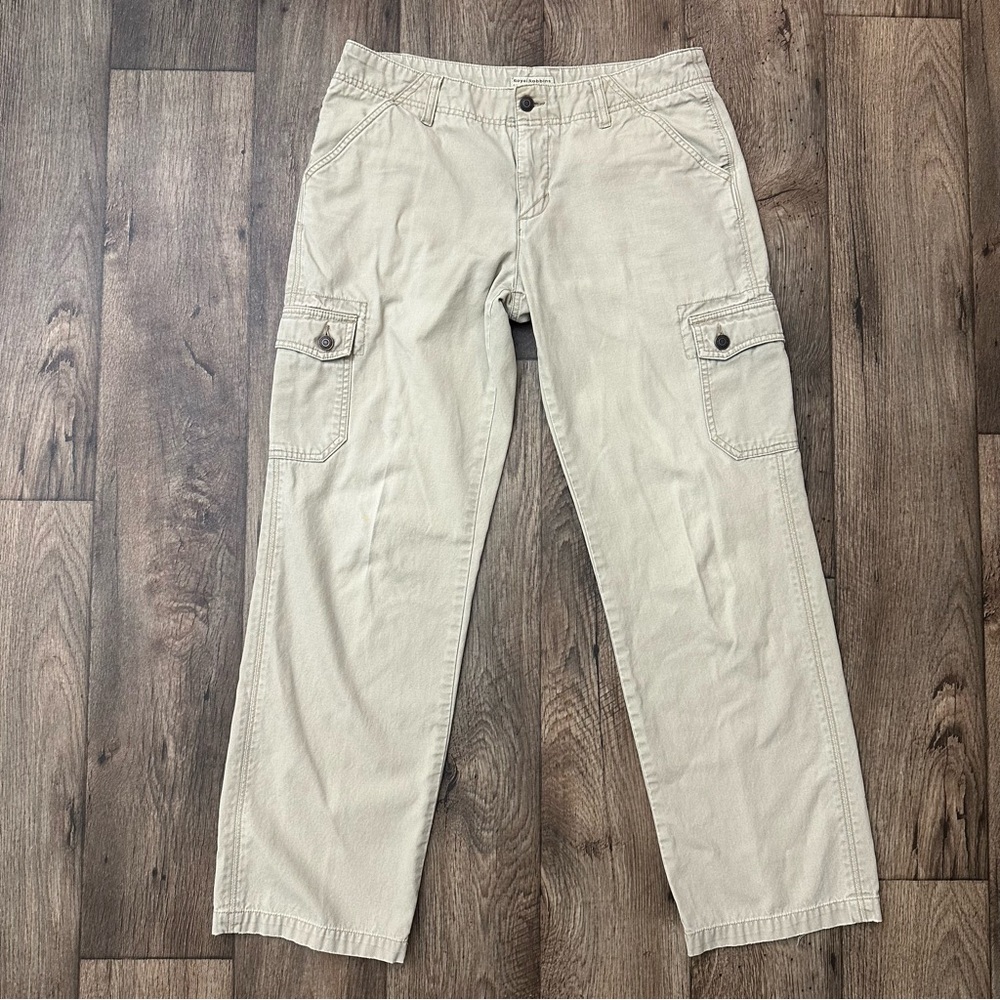 Royal Robbins Cargo Pants 100% Cotton Women’s Size 12 Beige Tan